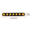 Reflective Car Bumper Stickers 2 Pieces Foldable Exterior Accessories Safety Warning Reflective Stickers For Car SUV Truck