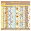 6-inch DIY Photo Album Background Paper - Single-sided, 12 Unique Designs (1 Sheet/Set)