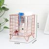 Nordic Wrought Iron Desktop Storage Basket - Cosmetic Organizer Rack