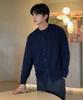 Mindbridge [On][Comfy] Wool Blend Cable Round Semi-Overfit Cardigan - 4 Colors