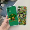 QE27 TMNT Transparent Phone Case for Motorola Moto G7 G8 G9 G84 G85 G73 G24 G15 Z2 Play Power Plus