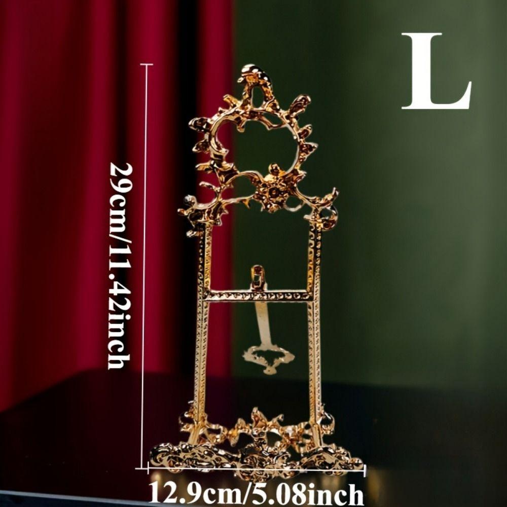 Antique Finish Photo Frame Display Rack Zinc Alloy Tray Rack Decoration Ornament Home Decoration