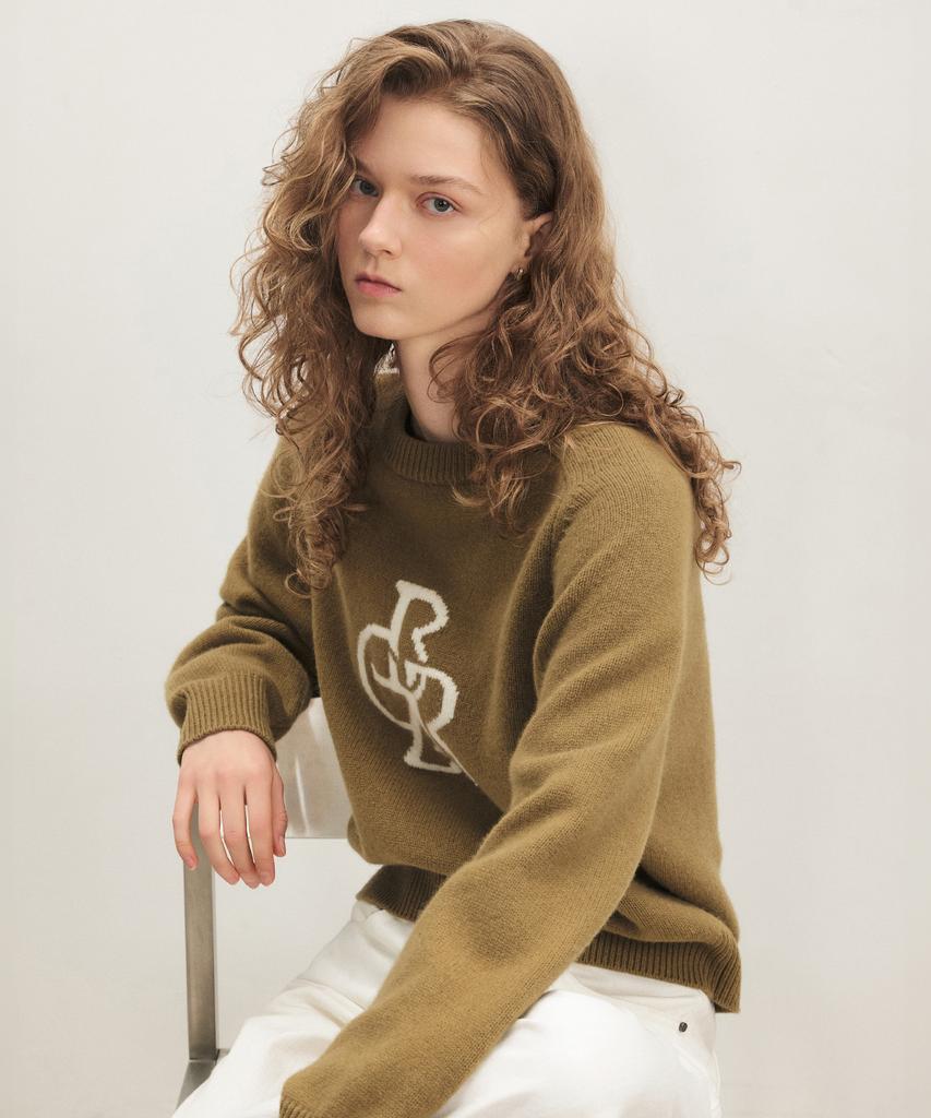 CITYBREEZE Merino Wool Symbol Logo Pullover Knit_5 Colors