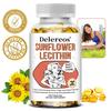 Sunflower Lecithin Capsules 900mg Contains Natural Phosphatidylcholine Nutritional Support During Lactation Relieves | 1 Pcs 60 Servings