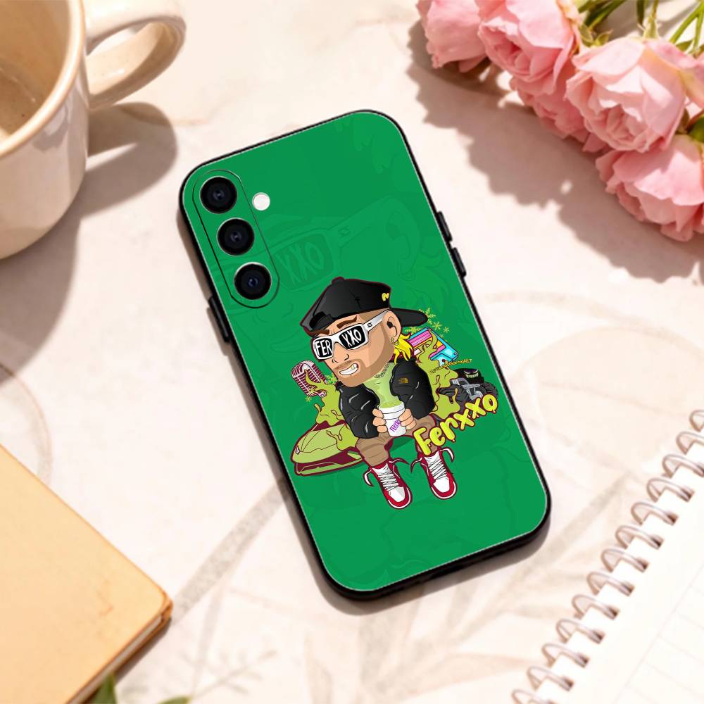 S-Singer F-Feid Ferxxo S-SIXDO phone Case For Samsung Galaxy A73,A72,A71,A70,A53,A52,A51,Others Soft Black Shell