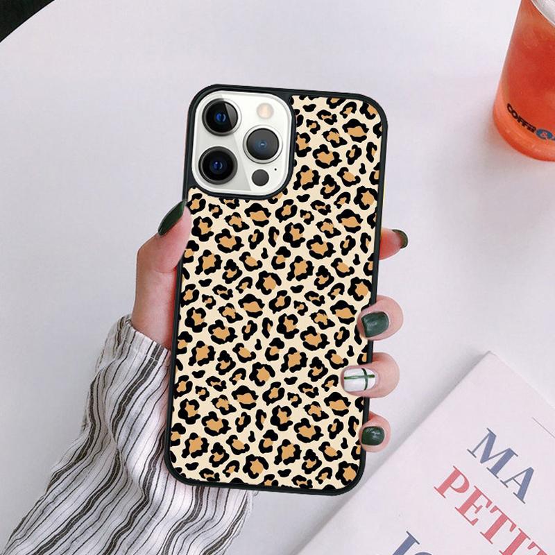 Fashion Tiger Leopard Phone Case For iPhone 17 Air 14 13 12 16Pro Max 15  Plus Max Cover Shell Coque