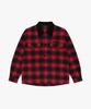 Garnet Homme Gcw31503 Red Oversized Checked Outerwear Shirt