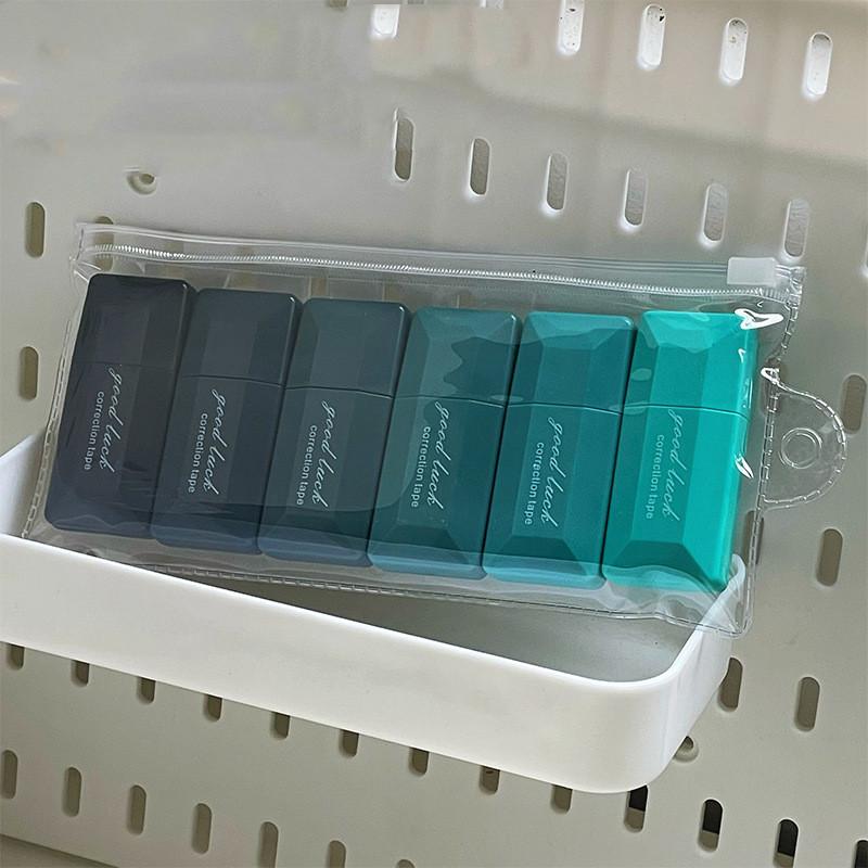 

6 шт./компл. Креативный дизайн корректирующей ленты для студентов, черный, розовый цвет, канцелярская корректирующая лента, школьные принадлежности для студентов