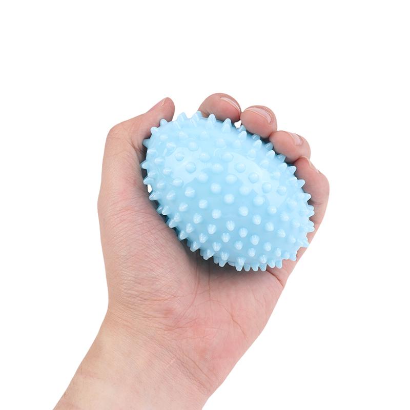 

Finger Grip Ball Massage Rehabilitation Training Elderly Exercise Ball Hand Finger Strength Circle Grip Device Soft Finger Ball as the picture