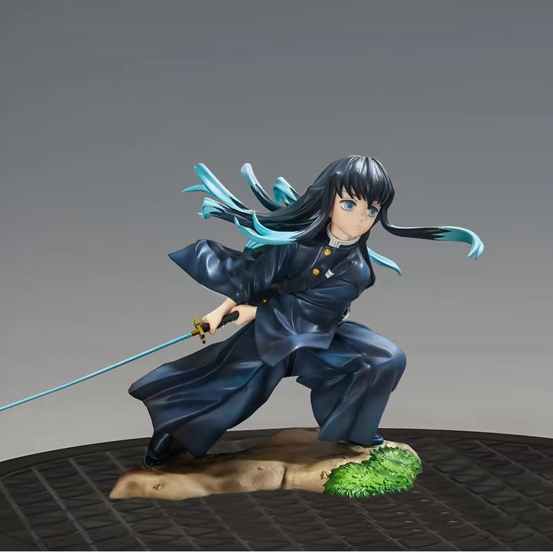 Anime Demon Slayer Figure Tokitou Muichirou Figures Action Figurine Pvc Doll Decoration Statue Figure Playthings Christmas Gifts