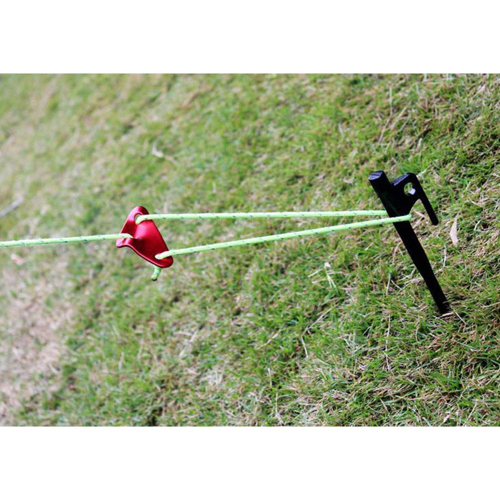 Outdoor Triangle Rope Buckle Three-holes Anti-slip Buckle for Camping Tent