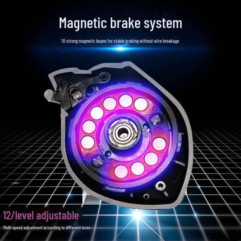 Water Drop Reel Metal Master: Long-Distance Fishing with Anti-Explosion Line-Arming Alarm