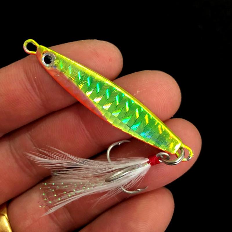 Shore Casting Metal Jig Spinner Bait, 4.6cm, 10g 4.6cm 10g without Hook