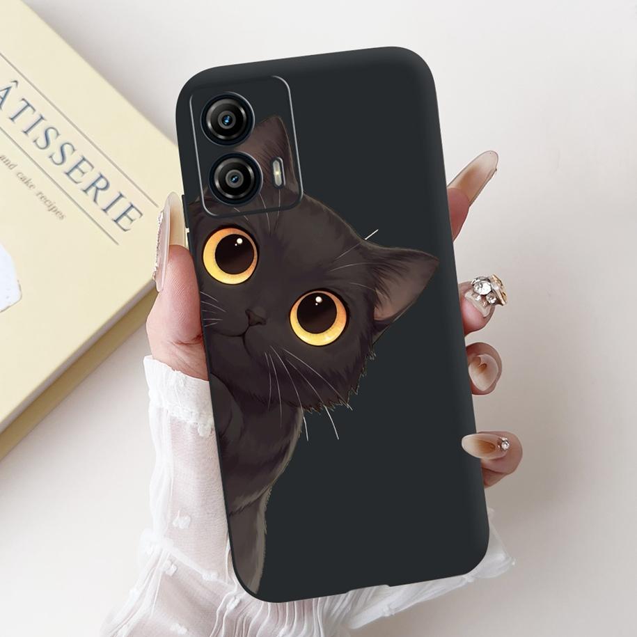 Shockproof Case For Motorola Moto G53 G73 5G Cover Cute Cactus Rabbit Cartoon Soft Silicone Matte Funda For MotoG53 MotoG73 Capa