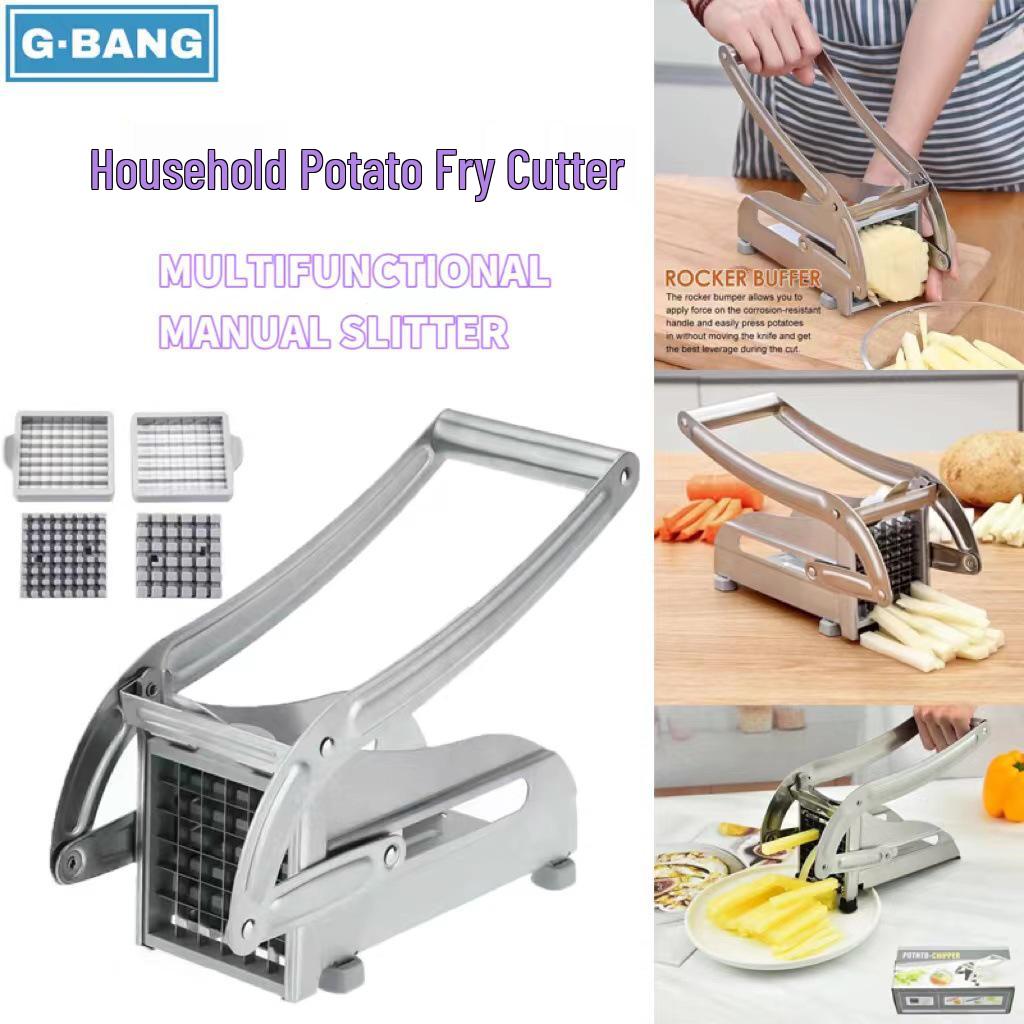 Multifunctional Manual French Fry, Vegetable, and Potato Strip Cutter