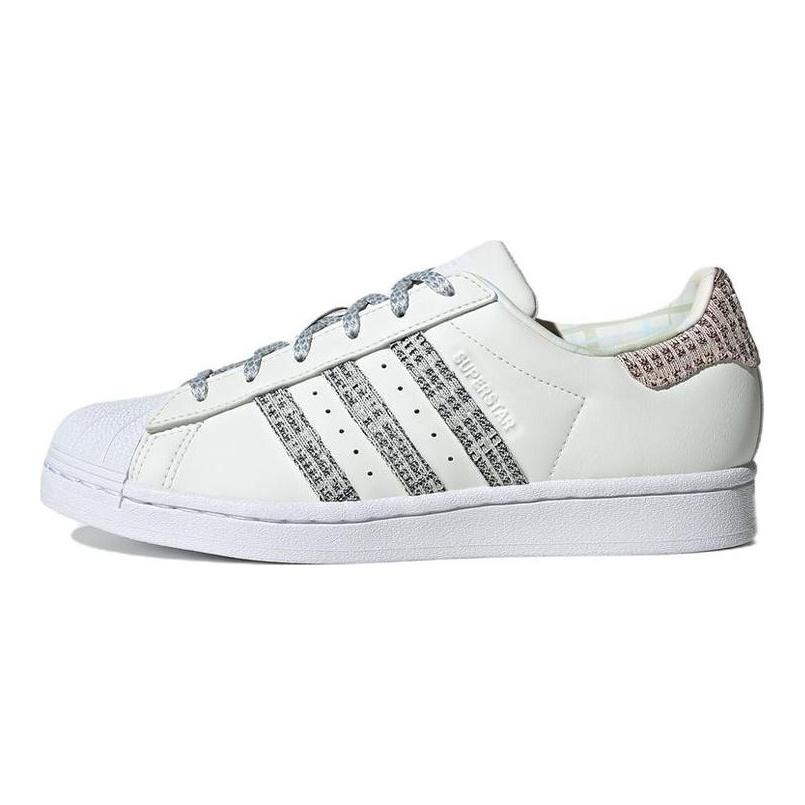 Adidas Superstar Shoes 'Plaid White' Women's GX2180