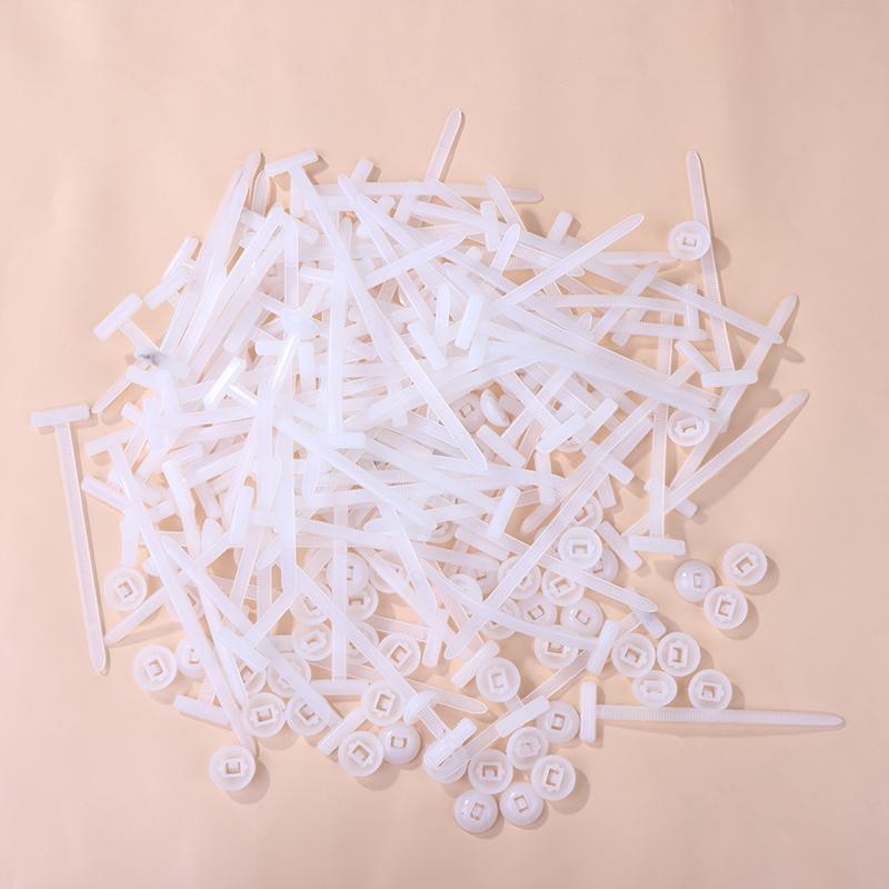 50/100Pcs Nylon Universal Cable Tie Buckle Multipurpose Cable Ties Tool Heavy Duty Self Locking Zip White Zipties For Car Repair