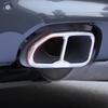 2 Stücke Auto Heckklappe Heckklappe Rahmen Abdeckung Auspuffrohr Dekoration Außenzubehör Für BMW X3 G01 2018 2022
