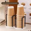 Disposable Cup Holder Multi-Function Coffee Cup Organizer Desktop Teacup Storage Rack Decor Stand For Home Countertop Use