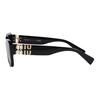 Miu Miu Logo Square Sunglasses Women sunglasses Black Pink White 07YS