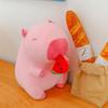 Cute Doll Pink Watermelon Capibara Plush Doll Simulation Capibara Anime Fluffty Toy  Home Decor