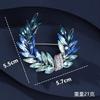 Light luxury versatile moon crystal brooch women's exquisite fashion pin accessories coat suit holiday gift corsage