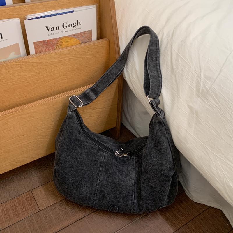 Women's Denim Tote Bag Large Capacity Shoulder Bag