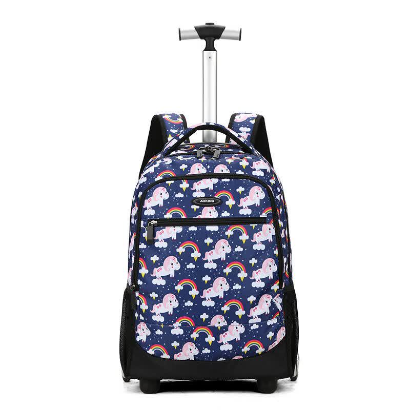 AOKING Casual Lightweight Rolling Travel Backpack 20 inch