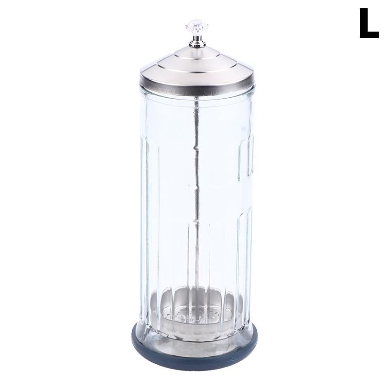 Nail Tool Barber Sanitizing Disinfection Sterilizer Jar Comb Sterilization Tank Barber Glass Cleaning Spa Eyelash Extensions