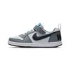Court Borough Low Slip Resistant Low Top Kids' Skateboarding Shoes Gray Blue Children Aged 3 7 Years Old 870025-006