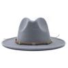 Cappelli Trilby Autunnali a Tesa Larga Moda Femminile Maschile Cappello a Cilindro Cappello Jazz Inverno Cappello Panama Fedora Vintage Uomo Cappello Mafia Feltro 56-60CM