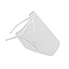 1Set Dental Face Shield Anti-Fog Visor Splashproof Full Coverage Lightweight Ppe With 10Pcs Films White/Blue