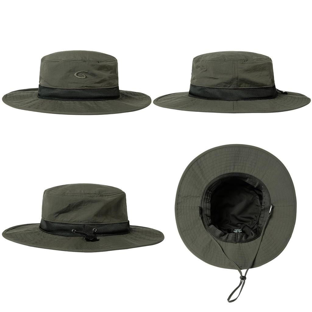 Safari Hat Mesh Adventure Hat Foldable Boonie Hat Stylish Fishing Hat Fishing Military Hat Sun Hat Hat Removable Chin Strap Spring Summer Autumn Wide