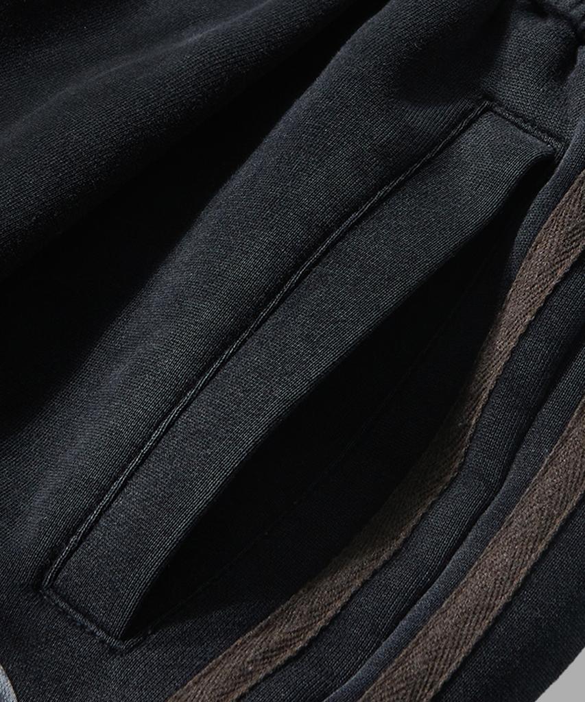 Dimiteulibeullaeg Vlad One-Pleat Track Sweatpants_Pigment Charcoal