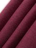 Elegant Woolen Skirted Dress with Waist-Cinch for Autumn/Winter