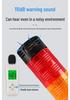 Qinyang LED 3-Tier Tower Light: 24V CNC Machine Signal Indicator with Audible & Visual Alarm