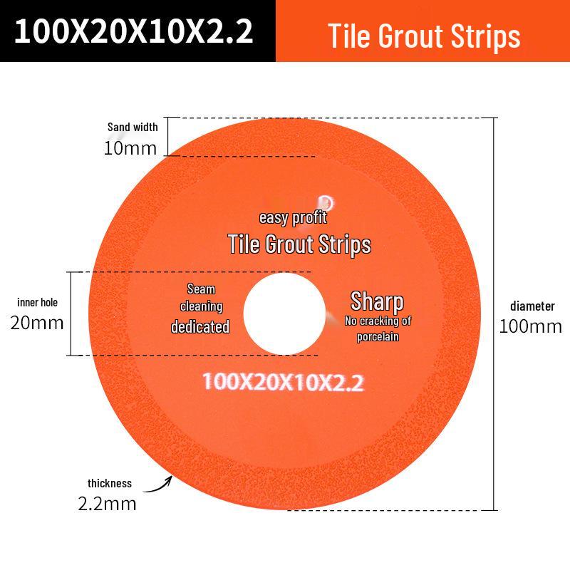 Diamond Grout Removal Disc & Grinder Tool for Tile Cleaning