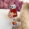 New Year Glitter Diamond Lattice Horse Case for iPhone 17/16 Pro Max/15/14