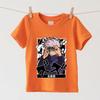 Jujutsu Kaisen Gojo Anime Graphic Print Kids Cotton T Shirts Summer Short Sleeve Casual Tee for Boys Girls Clothes