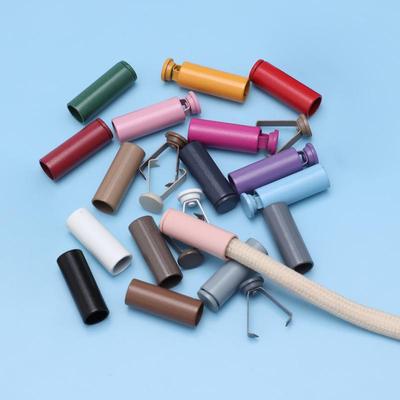 10 Piezas Diy Bolsa Zapatos Ropa Cordón Accesorios Extremos de Cuerda Metálicos Tope Botón Extremo de Cordón Tapa de Bloqueo Hebilla de Campana Colgante