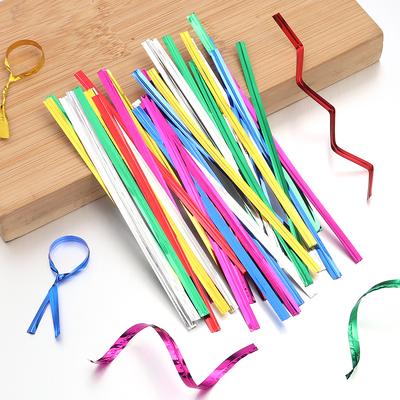 760Pcs Plastic Iron Twist Tie Colorful Multi-Size Wire Sealing Binding Wire for Candy Lollipop Cookies Food Gift Party Packaging