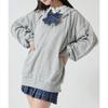 [WEGO Parka] Parka Gray Full Zip F Size WEGOschool High School Student