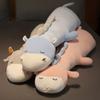 Soft Stuffed Alpaca Cattle Hippo Plush Pillow Animal Long Pillow Sleeping Plushie Cushion Children Baby Birthday Gifts