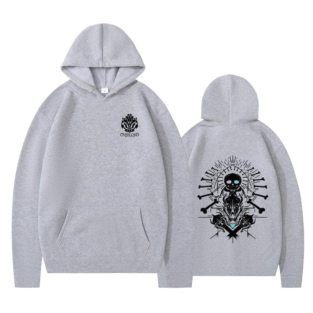 Autumn Winter Ainz Ooal Gown Hoodies Men Fashion Long Sleeve Sweatshirts Women Casual Harajuku Streetwear Sudaderas