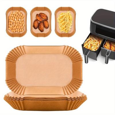 Pack 50pcs, Air Fryer Disposable Paper Liner Rectangle 8.6x 5.5" For Air Fryer 8 Qt And Above