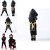 Authentic Japanese Warrior Boys Kids Ninja Assassin Fancy Dress Costume For Parties