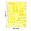 1.5 Inch Vinyl Letter Stickers Self Adhesive for Scrapbooking Card Making Party Decor Craft Supplies
