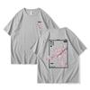 2026 Summer New Pattern Tshirt  Animestyle Cherry Blossom Print ShortSleeved Comfortable Casual Tshirt