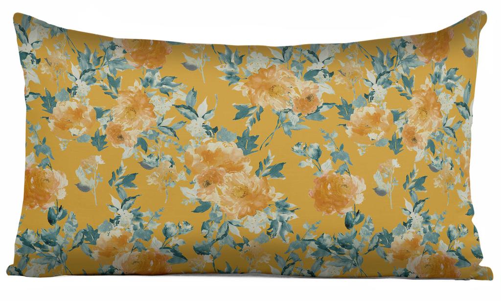 Vargottam Luxury, Printed Mustard Yellow Cushion  Covers,  Decorative Pillow  Covers,  Square  Throw Pillowcase