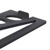 2 Pack Inclined Desktop Speaker Stands Studio Monitor 15° Tilt Table for
